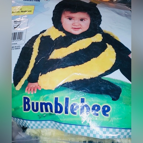 NIP Rubies Bumblebee Baby Plush Costume | Bee Costume | Sz: Infant (1 -2) - Picture 10 of 10